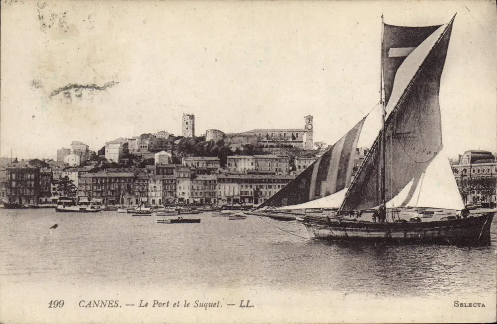 CANNES — Der Hafen und der Suquet — LL. — Selecta - Vorderseite