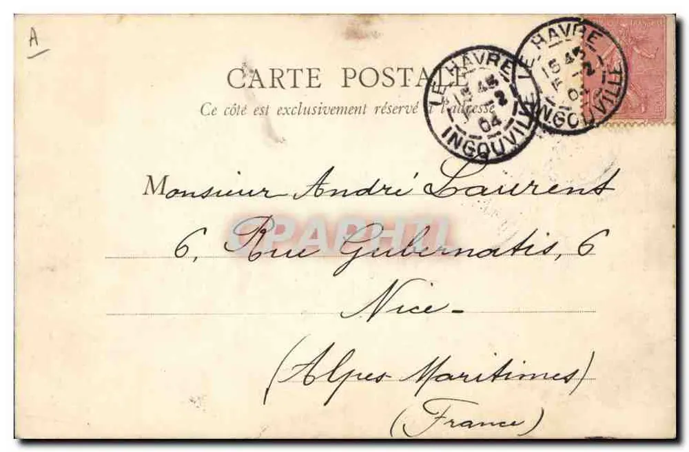 Le Havre — Una barca de pesca — Editor no visible - Reverso