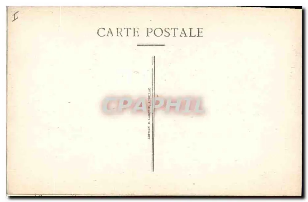 Jours d'épreuve — Caricature de la misère en 1914 — Édition H. Lanore-Aurillac - Verso