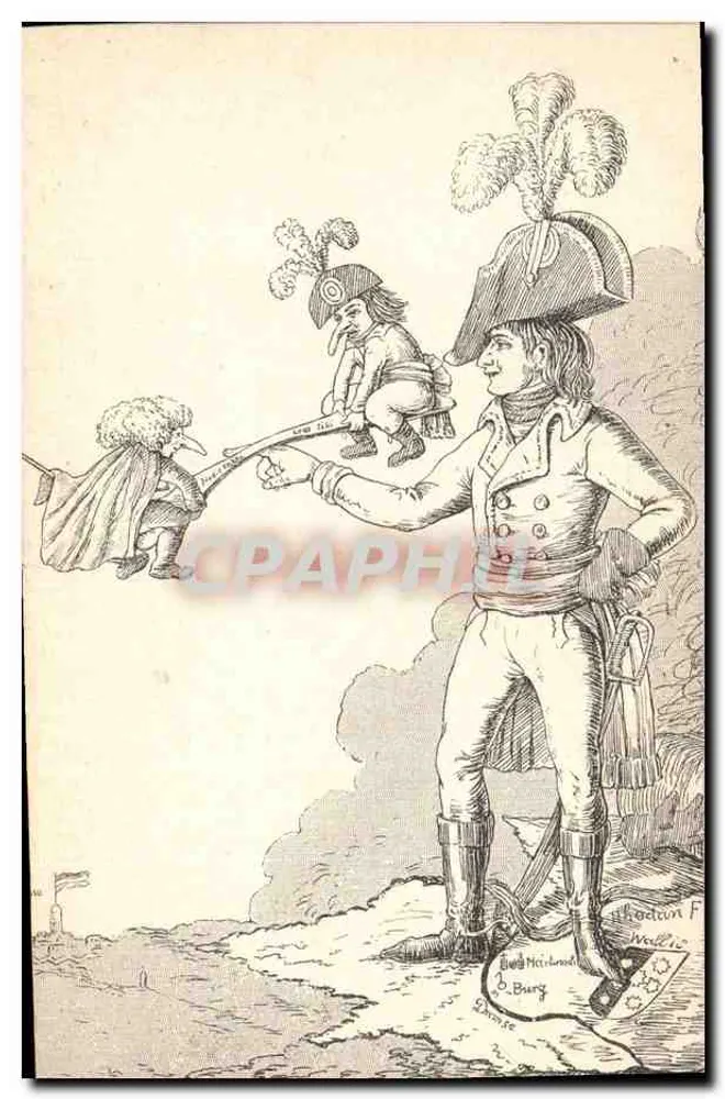 Bonaparte — caricature politique — éditeur H. Burg - Vorderseite