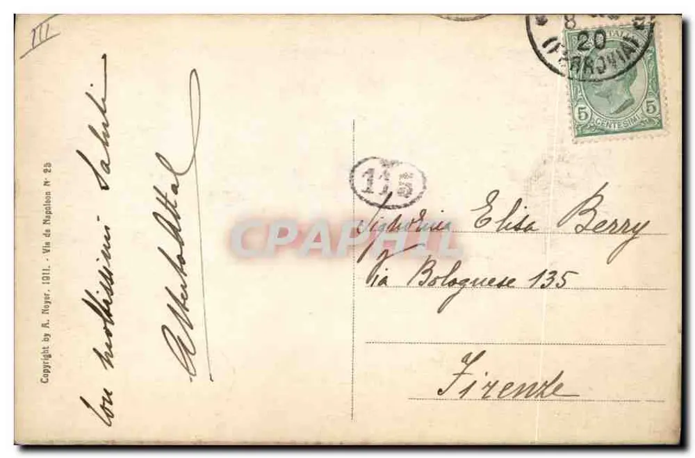 Napoleon beim Übergang über die Beresina — 29. Oktober 1812 — D. Mattoni, Nr. 25 - Rückseite