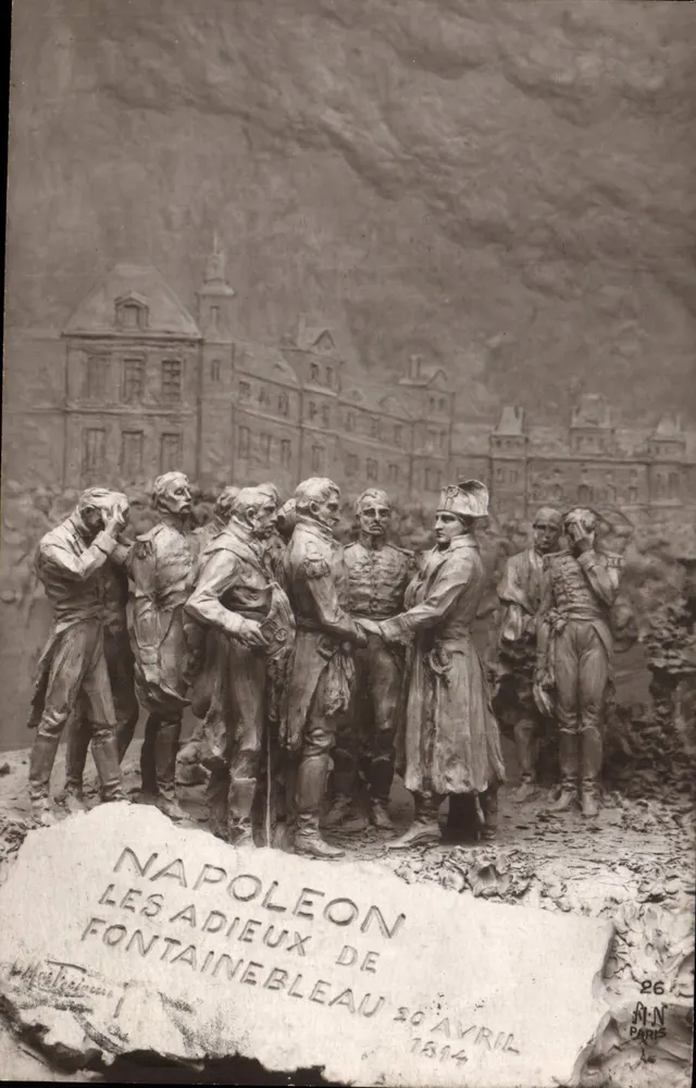 Napoleons Abschied in Fontainebleau — 20. April 1814 — J.N.N. Paris N° 26 - Vorderseite