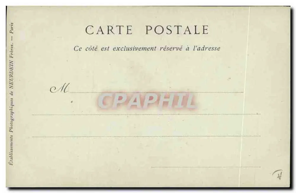 Louis Bonaparte — Geboren in Ajaccio 1778, Ehemann von Hortense de Beauharnais, gestorben in Livourne 1846 — Collections ND Phot, n° 105 - Rückseite