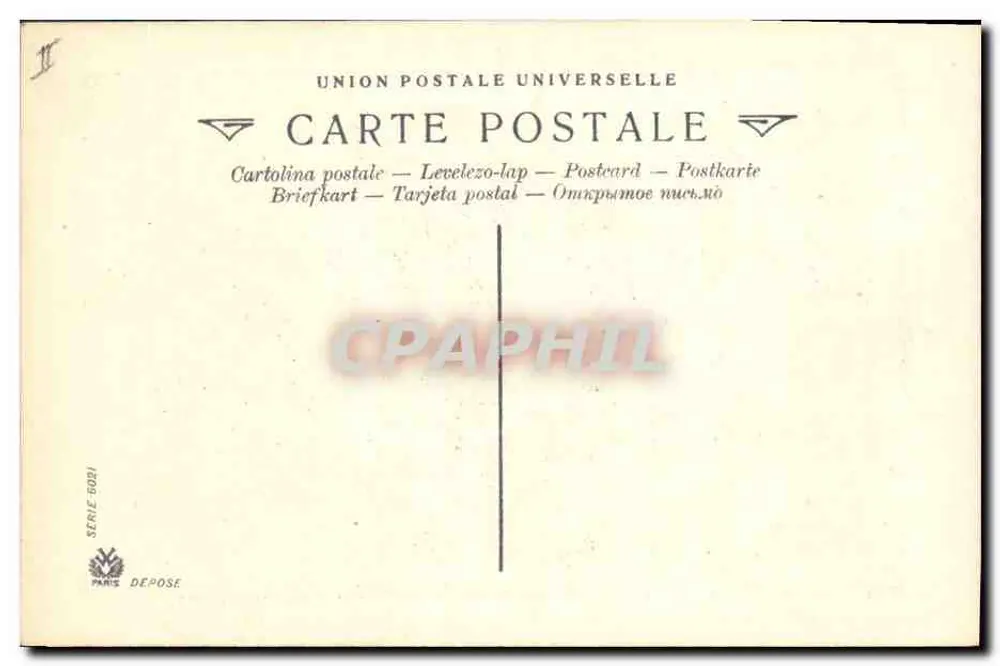 Napoléon — Les Adieux de Fontainebleau — LL - Rückseite