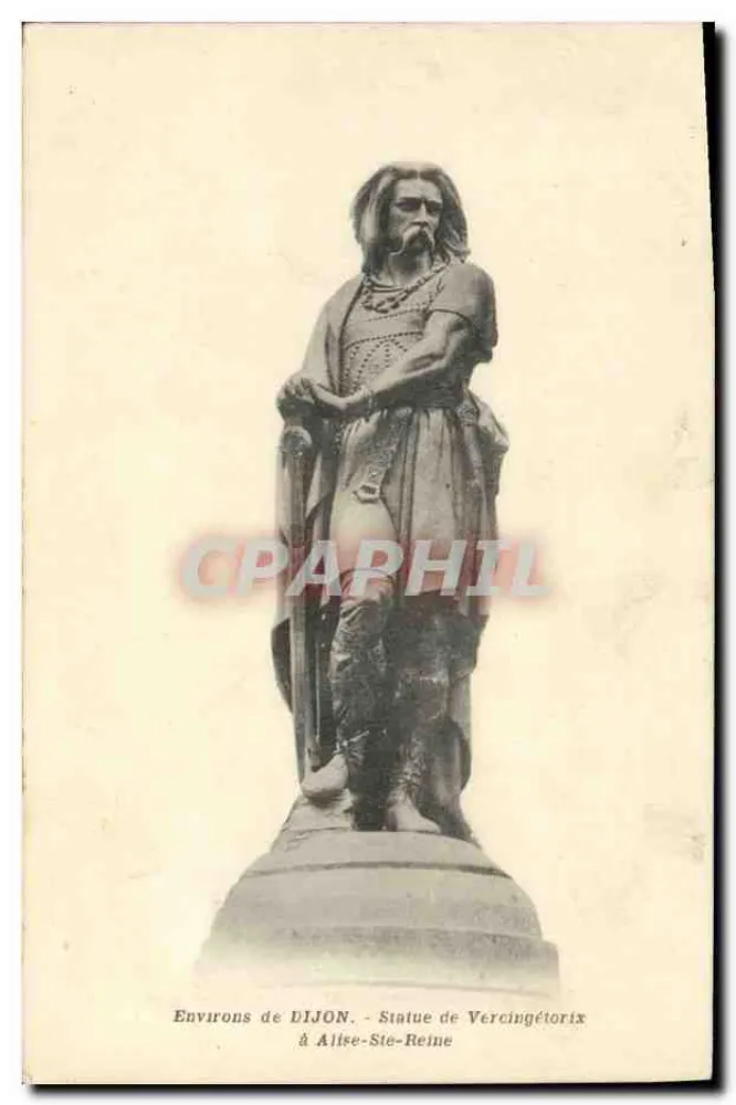 Statue des Vercingetorix in Alise-Sainte-Reine — Umgebung von Dijon - Vorderseite