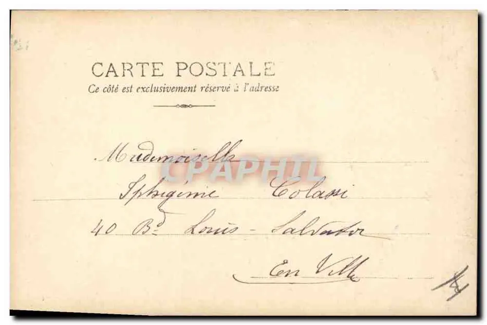 Frau Spindler und Frau Robinne — Der Kult der Efeu — H. Manich, Paris, n° 122/10 S.I.P. - Rückseite