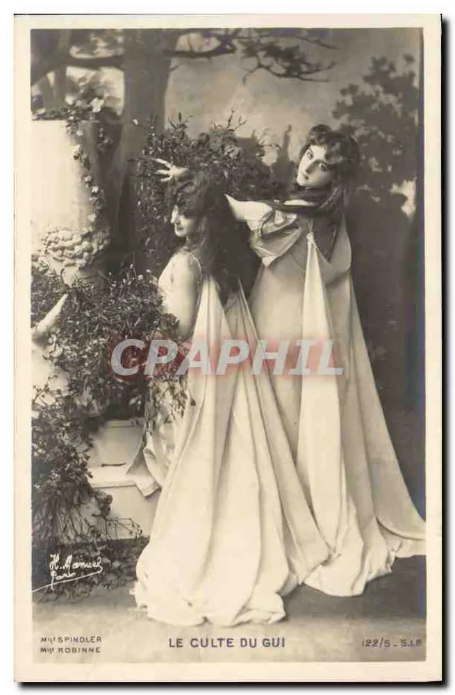 Der Kult des Efeus — Fräulein Spindler und Fräulein Robinne — H. Lemaire, Paris - Vorderseite