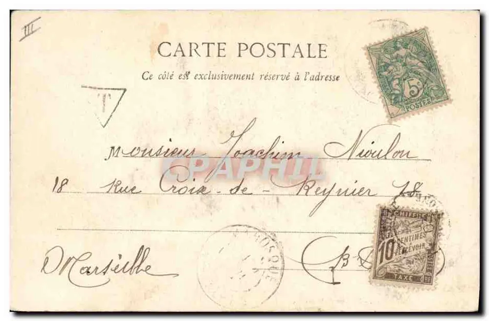 Der Angriff auf die Kantine — militärische Szene — Phototype A. Berguet & Cie, Nancy, n°15 - Rückseite