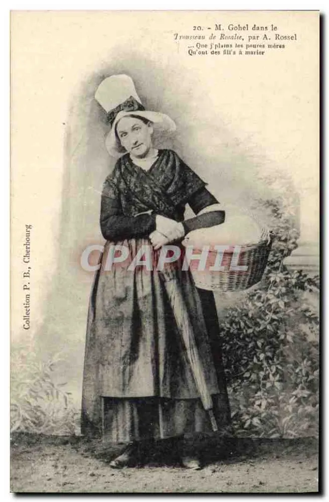 Herr Gohel im Trousseau von Rovalte, von A. Rossel — Sammlung P. B., Cherbour - Vorderseite