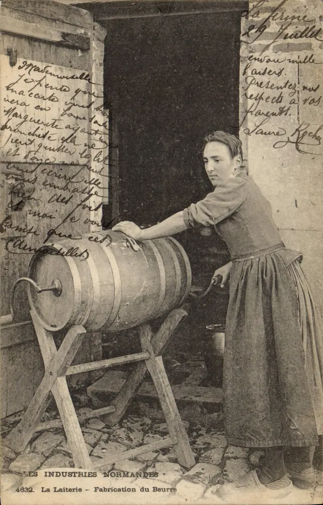 Die Käserei — Butterherstellung — Normandische Industrien — n° 4632 - Vorderseite
