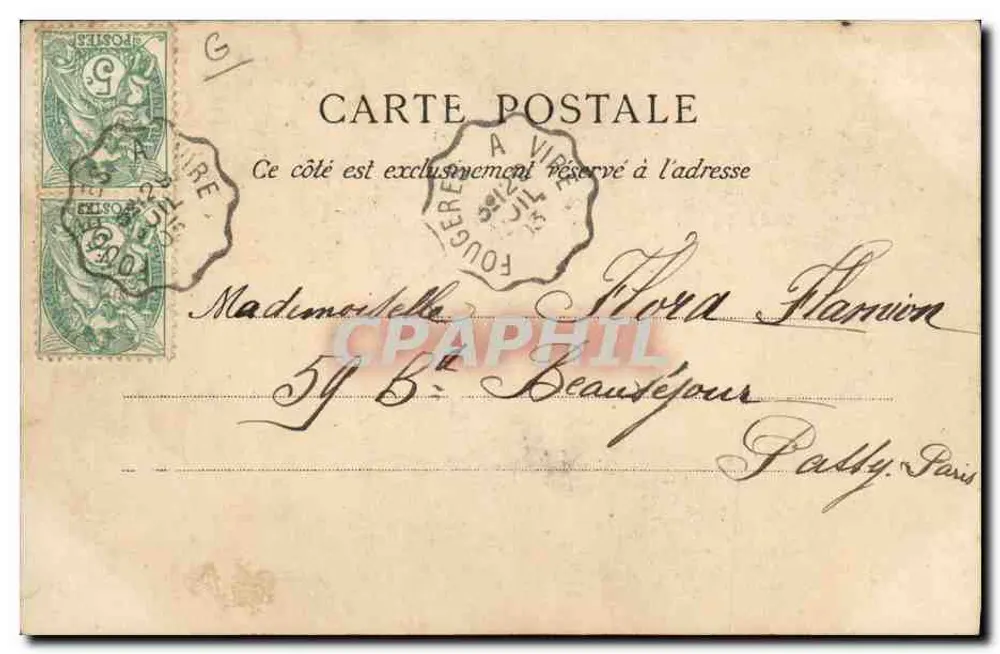 Die Käserei — Butterherstellung — Normandische Industrien — n° 4632 - Rückseite