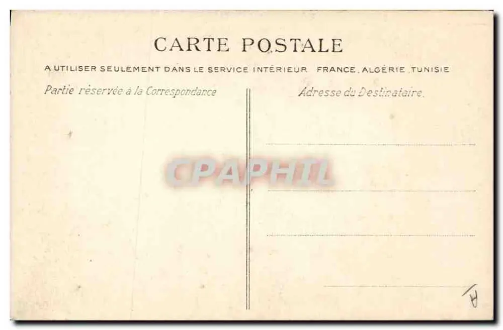 Vrouw in traditioneel normandisch kleding — La Normandie, Types en Kledij, n°82 — La C.P.A. - Achterkant