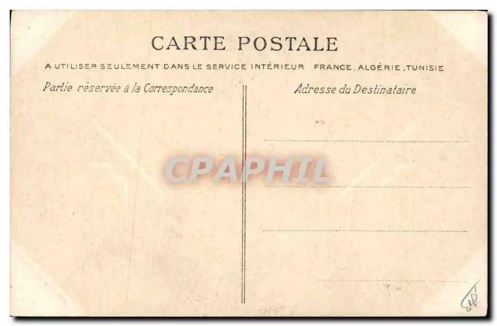 Dentellière normanda — traje antigo — LA NORMANDIE, série 78 - Verso
