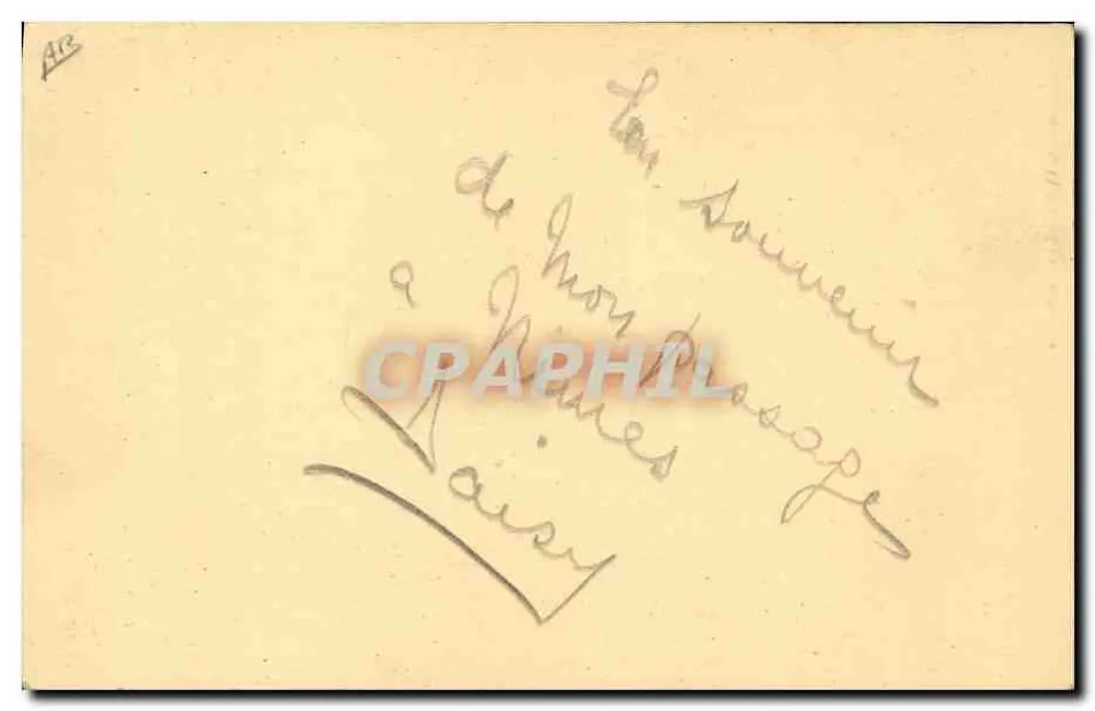 Mulher artista à escala — St-Dié — Cl. Bastien - Verso