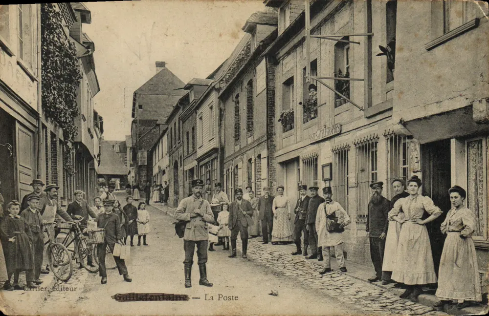 Gattefountaine — La Poste — Éditeur Cartier - Frente