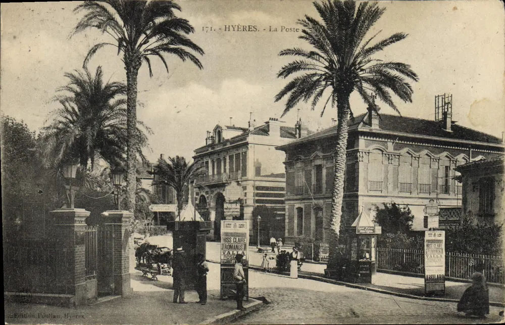 Hyères - Poczta — Wydawnictwo Poulain, nr 171 - Awers