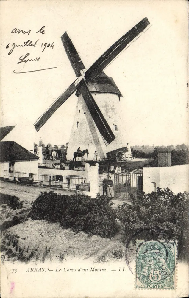 Arras — Der Gang eines Mühlen — LL. — Neue Photographische Druckerei, Paris - Vorderseite
