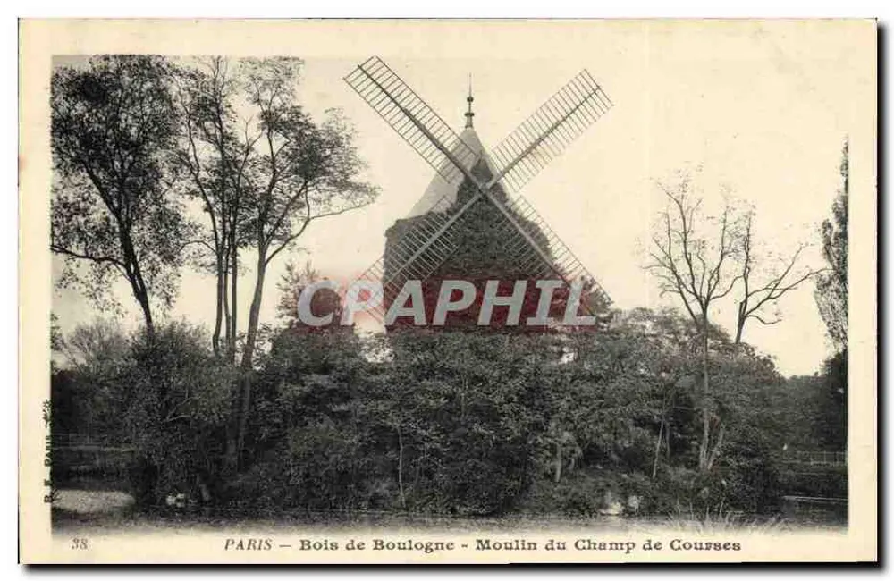 Paris — Bois de Boulogne — Moulin du Champ de Courses - Vorderseite