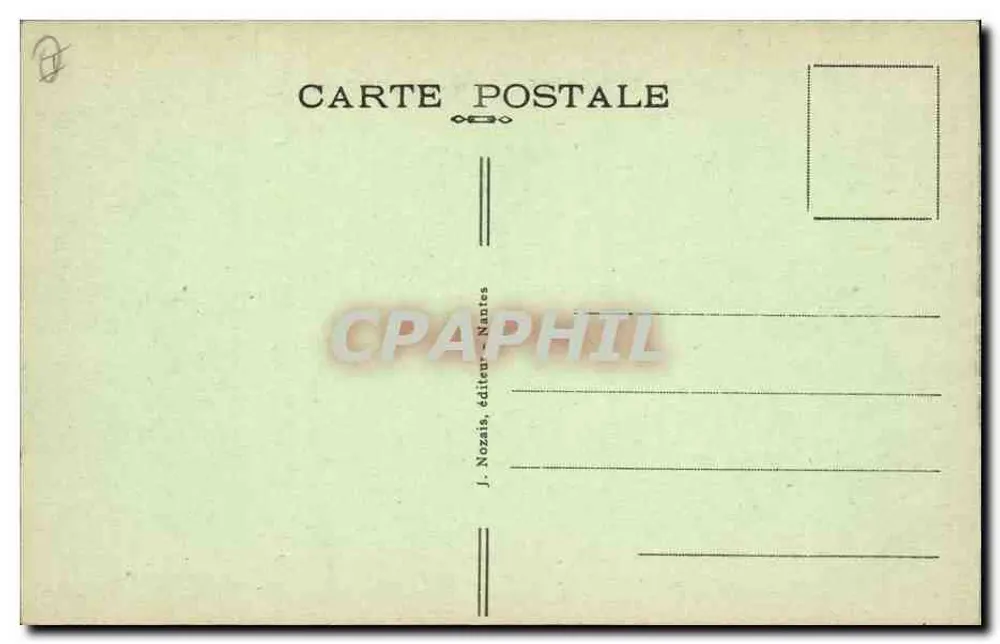La Rochelle — Der Vorhafen und die Türme — J. Nozais, Nantes - Rückseite