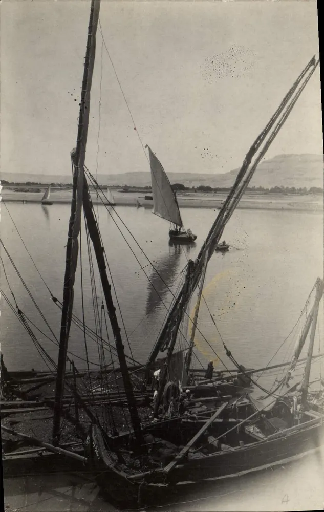Navios a vela no Nilo — Egito — n°4 - Frente