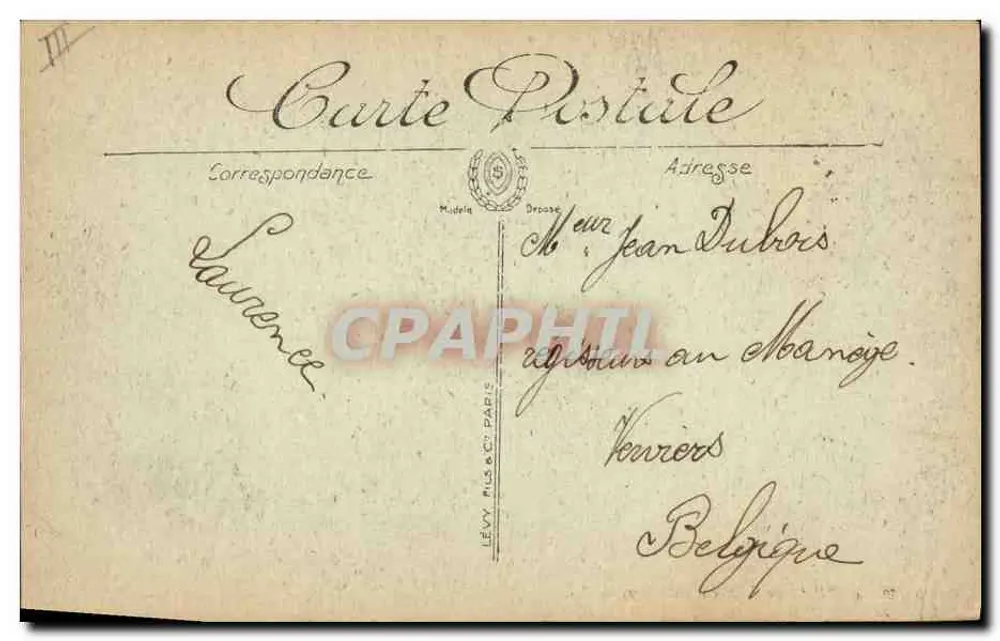 Barcos de pesca no alto-mar — Dieppe — LL. n°2024 - Verso