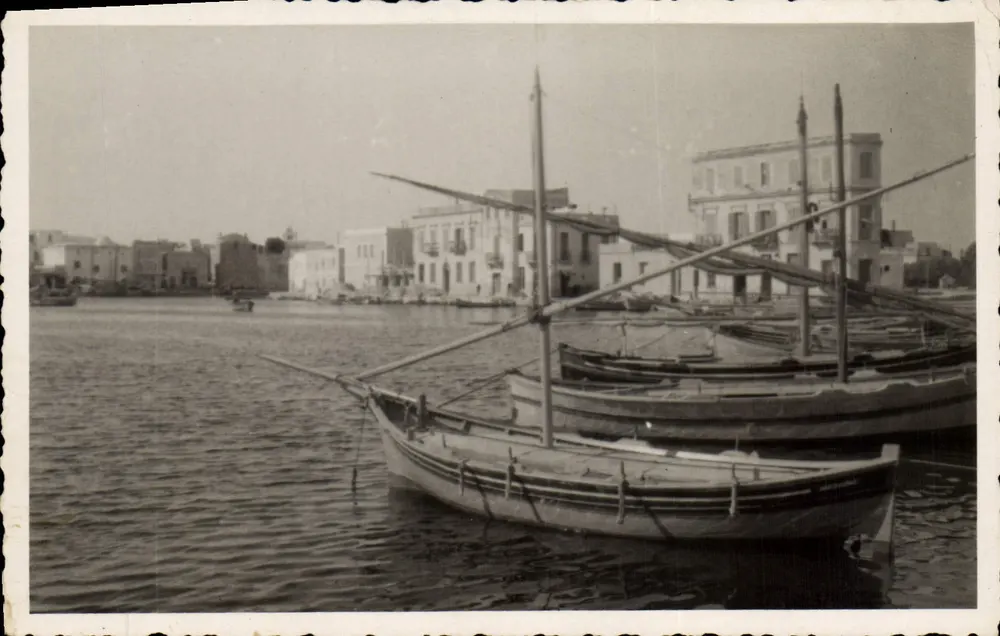 Haven van Cefalù — zeilboten — onbekende uitgever - Voorkant