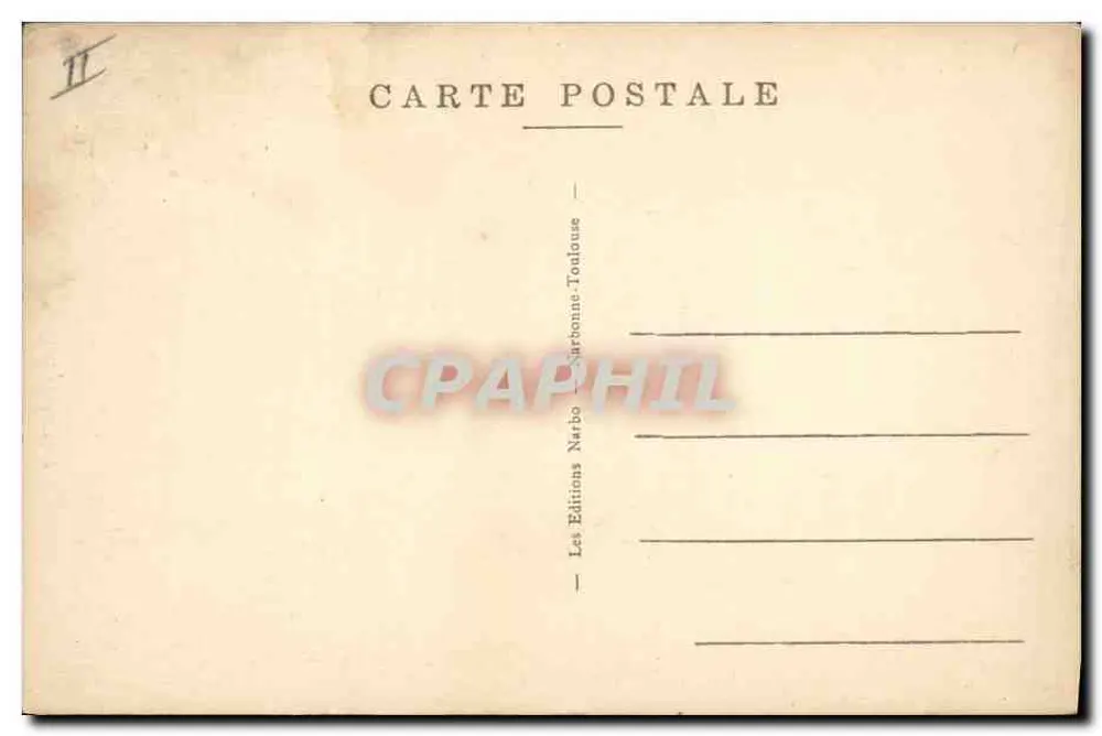 Abreise zur Fischerei — Nr. 29542 — Éditions Narbo, Toulouse - Rückseite