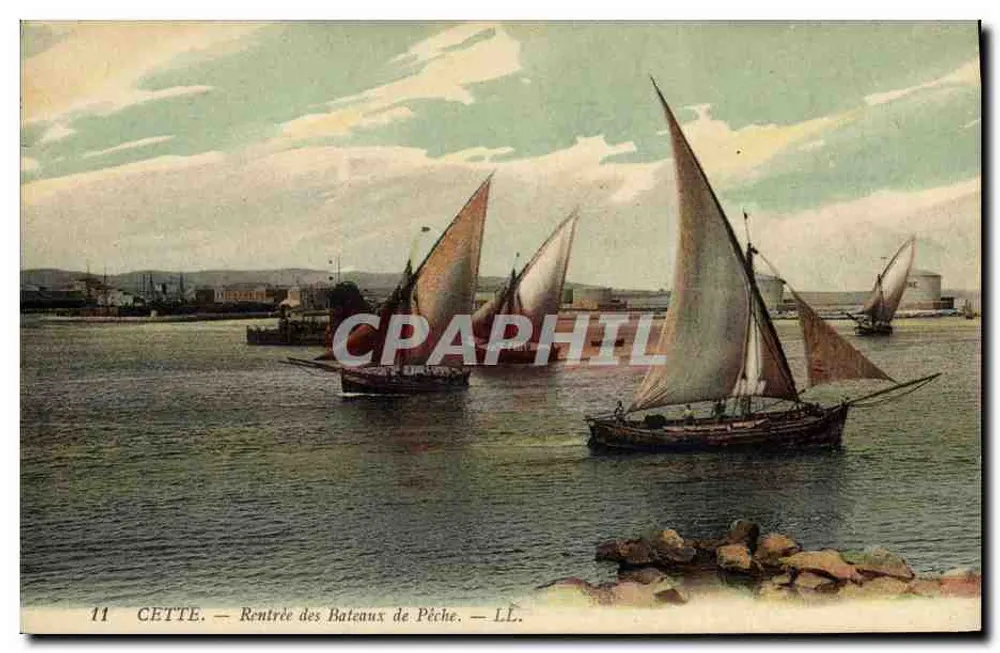 CETTE — Rückkehr der Fischboote — LL. - Vorderseite