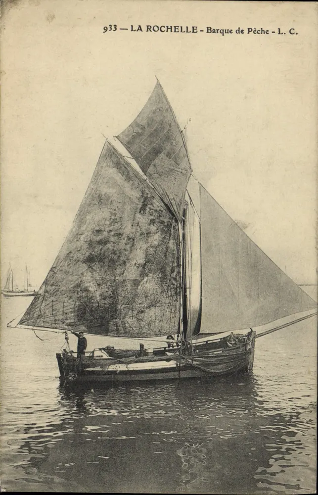 La Rochelle — Barco de Pesca — L. C. n° 933 - Frente