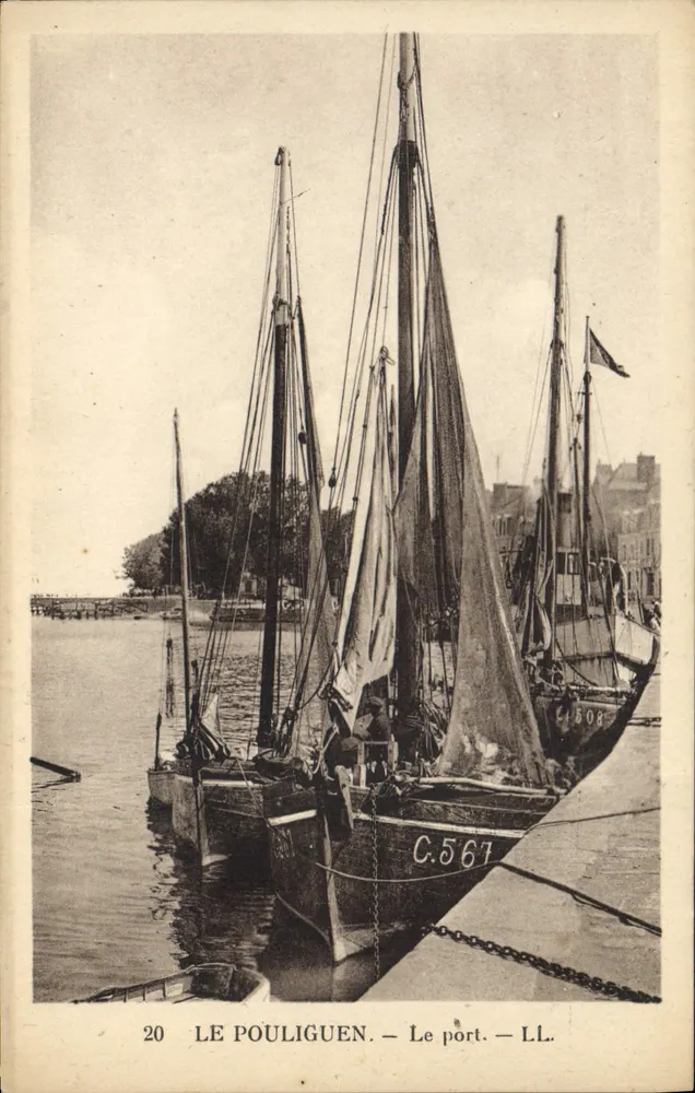Le Pouliguen — Der Hafen — LL. - Vorderseite