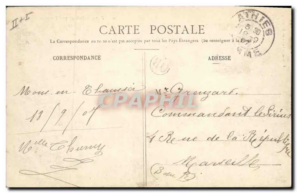 Pierre de Doingt, perto de Péronne — editor Imp. Lib. Loyson - Verso