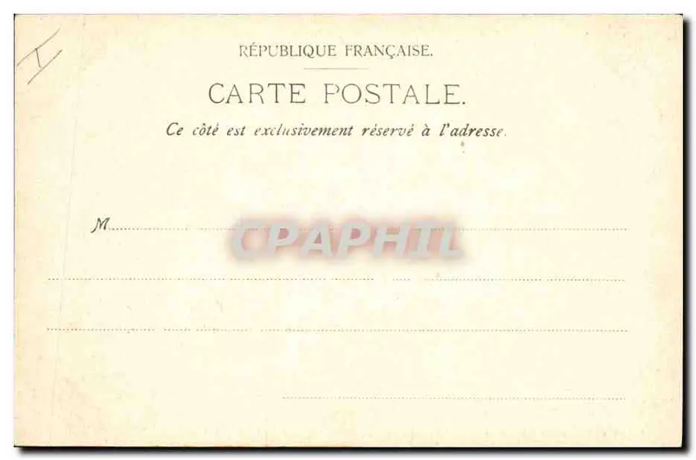 Forêt de Carnelle — Turquoise Stein oder turquise überdachte Allee gut erhalten, 11 Meter 50 lang, 3 Meter breit — Edition Trianon Nr. 695 - Rückseite