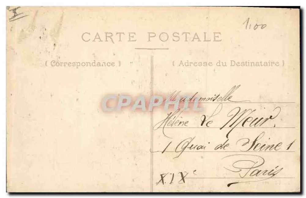 Camp de Sissonne (Aisne) — Die Blumigen Zelte — Ruell Frères, Foto-Verlag - Rückseite