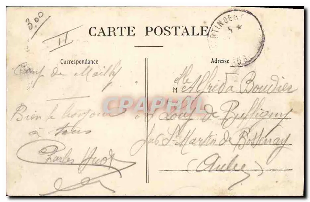 Camp de Mailly — Der besetzte Camp — Varry-Mortillon, Verleger - Rückseite