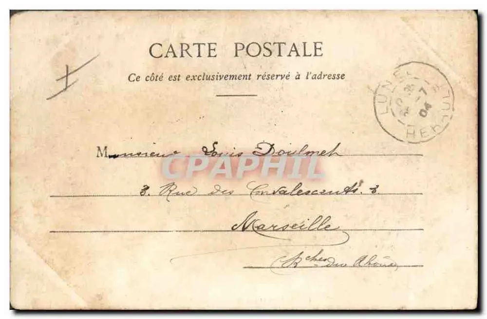 Cuisine et lessive — scène de lavage à la rivière — Phototypie A. Bergaret et Cie — Nancy - Rückseite