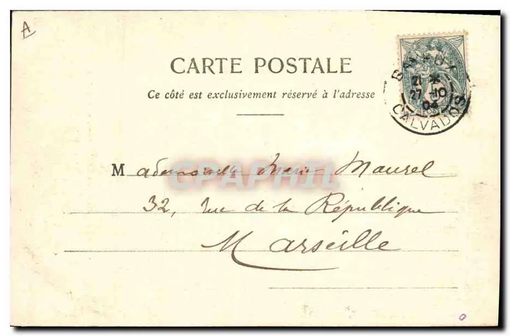 Anciennes Coiffures de Bayeux — La Bourgogne — éditeur Affectance Bouvenis - Verso
