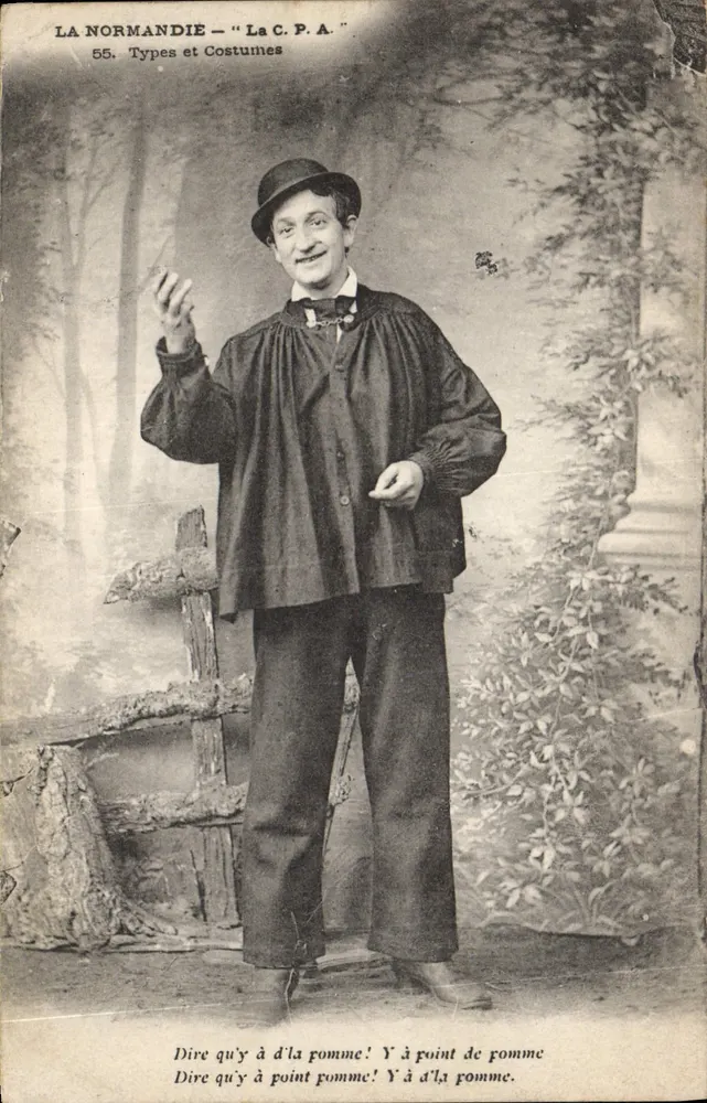 Normandie — Tipos e Trajes — A.C.P.A. n°55 - Frente