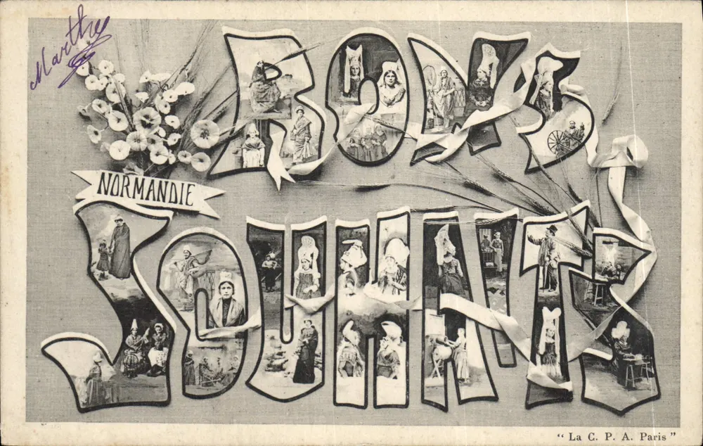 Normandia — Souhait — A C. P. A. Paris - Frente