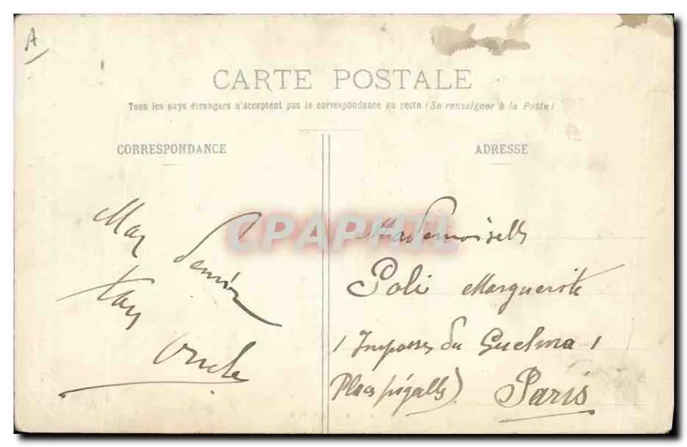 Coifas de hir — Servente de Fécamp — La C.P.A. Paris, n°35 - Verso