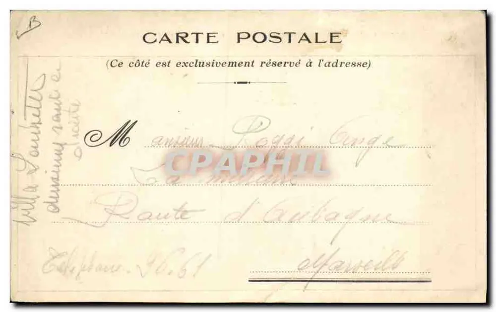 M. Bigmenn — o homem insoucioso — C. Bonfort - Verso