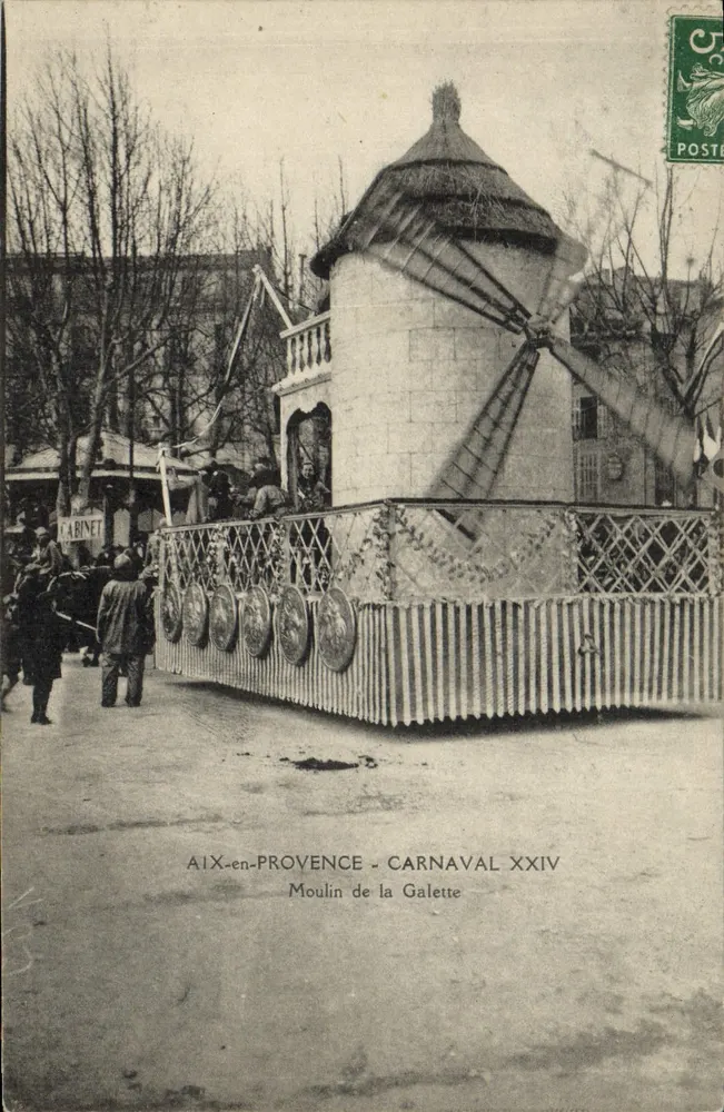 Aix-en-Provence - Karneval XXIV - Moulin de la Galette - Vorderseite