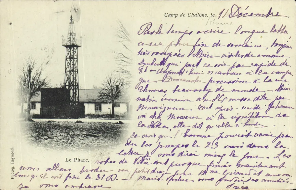 O Farol — Camp de Châlons, Marne — Fotografia de Raymond - Frente
