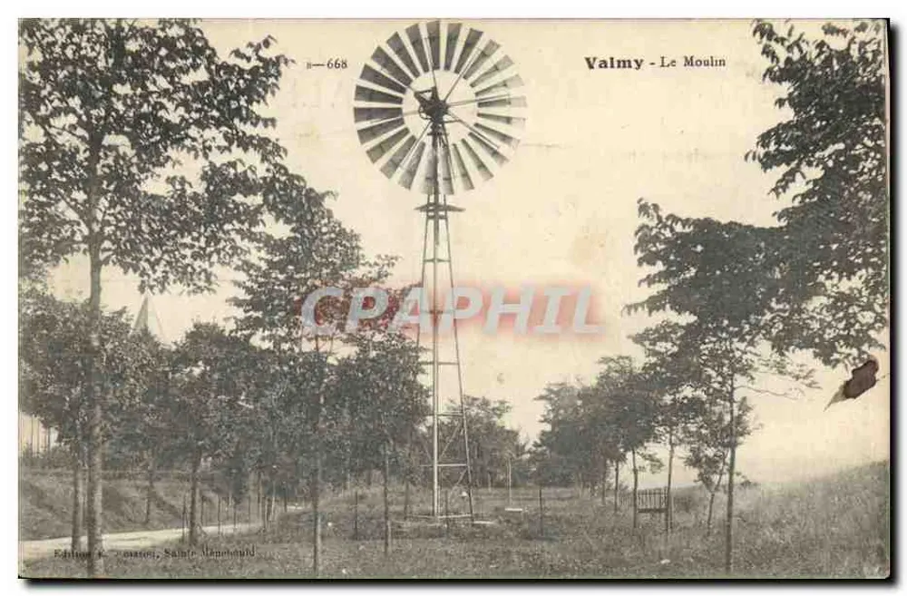 Valmy - A Moinha — editor K. Zouatou, Sainte-Menehould, n°668 - Frente