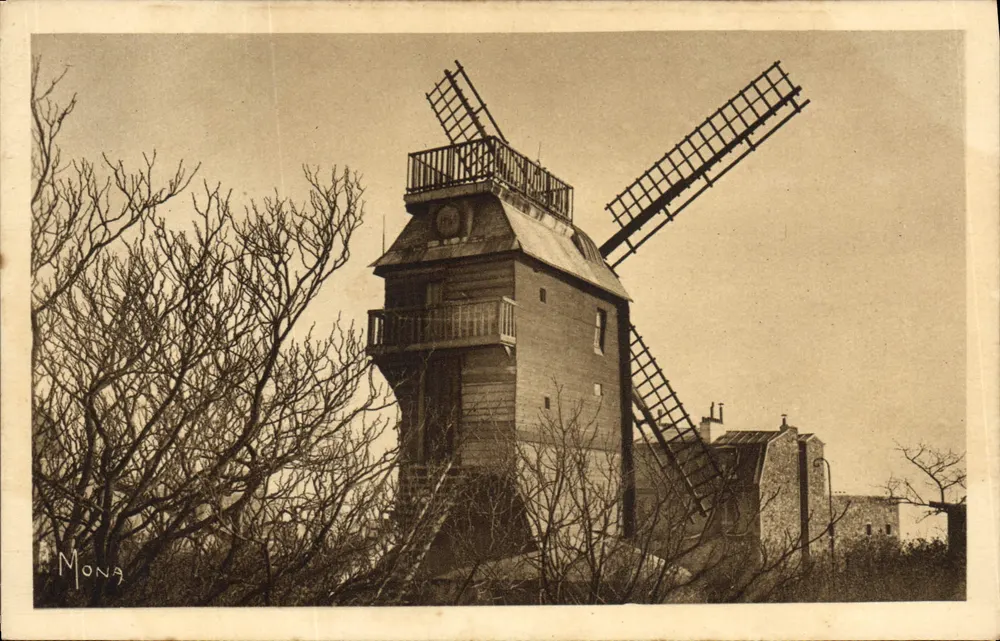 Moulin de la Galette — Der letzte Mühle von Montmartre — Éditions art MOVA, Nr. 72 - Vorderseite