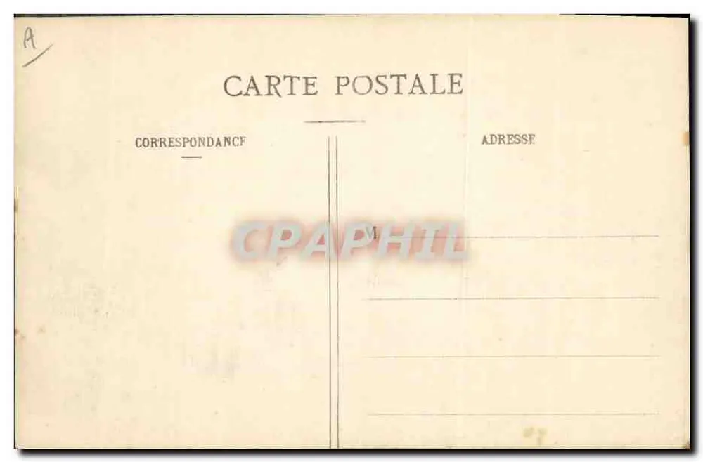 Les Sables-d'Olonne — Boot, das vor dem Sturm flieht — Lucien Amiaud, Serie Nr. 234 - Rückseite