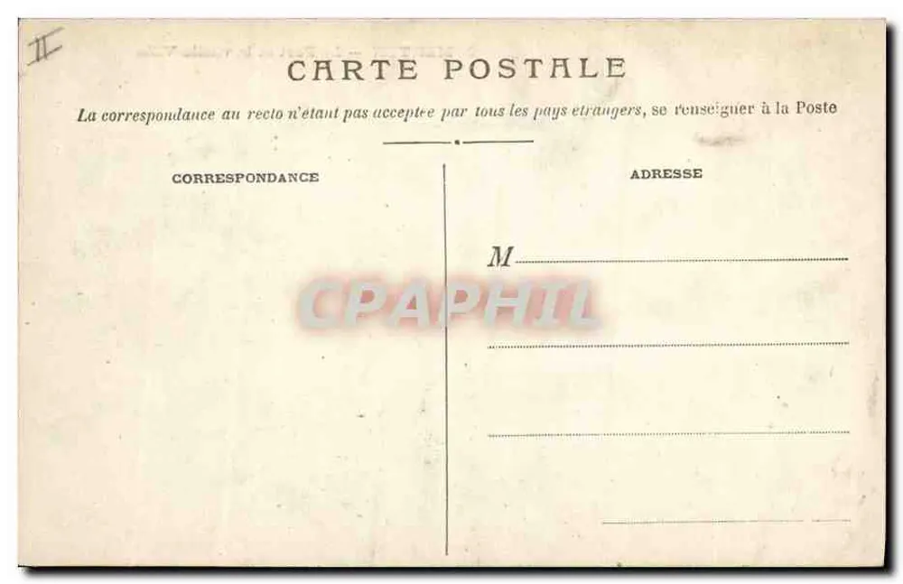 Menton — Der Hafen und die Altstadt — Unbekannter Verlag, Nr. 9 - Rückseite