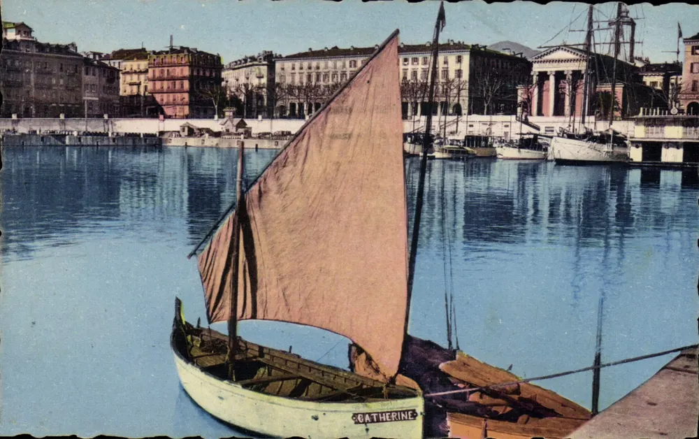 Nice — Schöne Ansicht vom Hafen — Fot. Cousier Manoir - Vorderseite