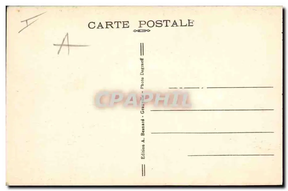 Granville — Bisquunes Granvillaises — Edition A. Benard, Granville - Rückseite