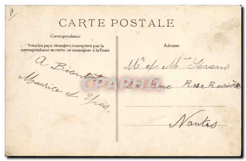 CANCALE — Bisquine Cancalaise — 1919 - Reverso
