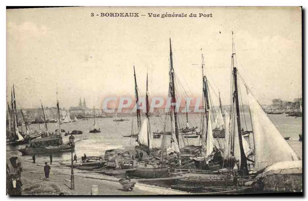 Bordeaux — Allgemeiner Blick auf den Hafen - Vorderseite